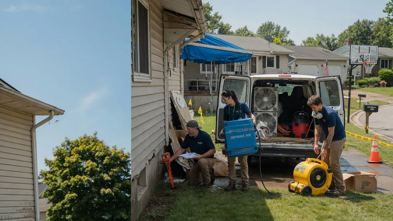Ceiling Leak Cleanup in Palmyra, WI near me